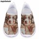 thumbnail image 1 of Doginthehole - Zapatos planos informales con estampado de cachorros kawaii para mujer, ligeros, cómodos, de malla, para enfermería, para verano, zapatillas transpirables, 1 of 5