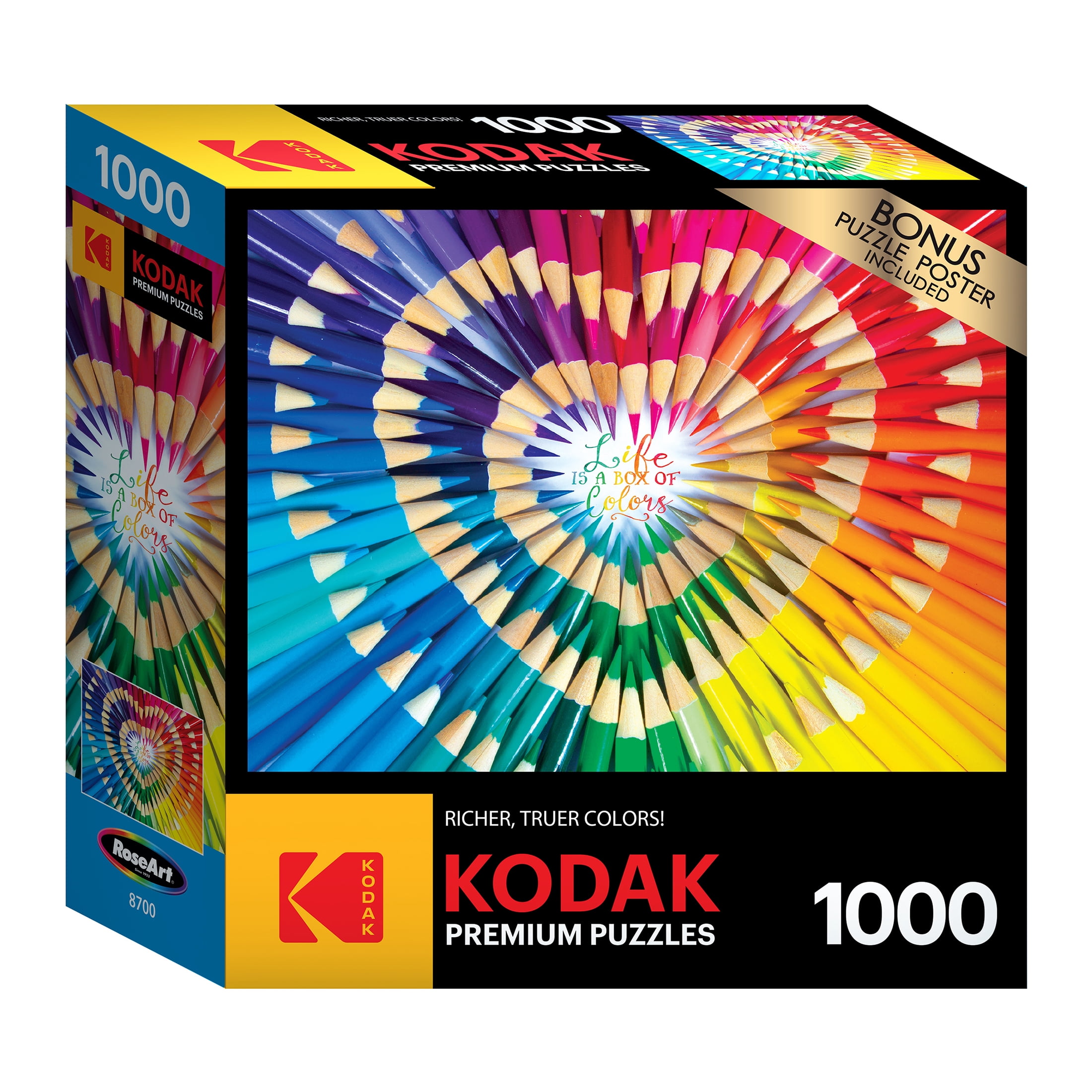 Cra-Z-Art Kodak 1000-Piece Life Is a Box of Colors Adult Jigsaw Puzzle