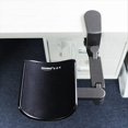 thumbnail image 5 of Metal Adjustable Arm Rest Wrist Support Extended Mouse Pad Armrest for Computer Ergonomic Hand Comfort Black,1 x Aluminum bracket,Black, 5 of 5