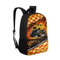 thumbnail image 2 of Uourmeti Monster Truck Design Spacious Compartment Backpack for Travel School, Durable Fabric Adjustable Shoulder Straps School Backpack Soft Student Bookbag, 2 of 6