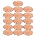 thumbnail image 2 of WEUVEB Rustic Wood Grain Paper Plates for Thanksgiving, Brown Disposable Plates, 16 Count Family Pack, 2 of 8