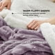thumbnail image 3 of Manta Bedsure Sherpa para invierno, tamaño doble, 150 x 200 cm, color morado, 3 of 6