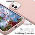 thumbnail image 4 of iPhone 12 Case, Phone Case iPhone 12 Pro, Slim Thin Soft Silicone Gel Shockproof Protective Hard Bumper Drop Protection Girls Women Boys Men Cute iPhone 12/12 Pro Cover, Light Pink Design, 4 of 14