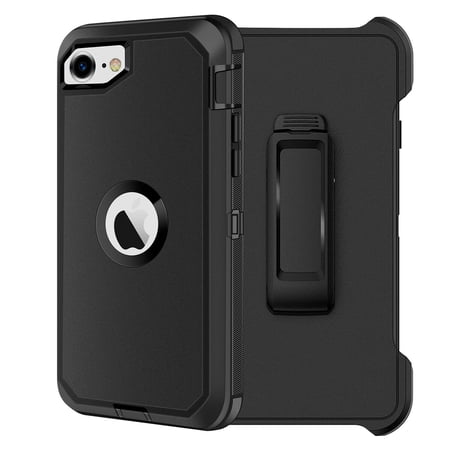 AICase For Apple iPhone SE(2nd generation) 2020 Case Heavy Duty Cover Fits Otter Box Kickstand