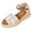White, variant on Womens Straw Crochet Woven Espadrilles Platform Dress Sandals Bohemian Beach Casual Peep Toe Ankle Strap Wedge Chunky High Heels Dressy Shoes for Travel Vocation Summer Beige Size 8