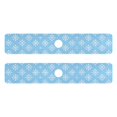 thumbnail image 7 of Yayeee Faucet Mat for Kitchen Sink 30" Diatomite Long Splash Guard Pad, Snowflake Pattern, 2 Pack, 7 of 7