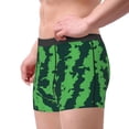 thumbnail image 3 of KLL Green Stripes Of Watermelon Men's Cotton Boxer Briefs Underwear-Large, 3 of 7