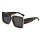thumbnail image 1 of Gafas de sol de moda de camuflaje con montura grande, gafas de sol de estilo callejero, hechas de PC, 1 of 5