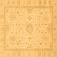 thumbnail image 1 of Ahgly Company Indoor Square Oriental Brown Traditional Area Rugs, 4' Square, 1 of 4