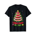 thumbnail image 1 of Camisetas navideñas de julio, camisetas de sandía, árbol, playa, verano, Hawaii, camisetas, 1 of 6