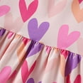 thumbnail image 5 of Icvfdpl Girl Dresses For Toddler Little Short Sleeve Round Neck Cute Ideal Parties Everyday Wear Pink Comfortable 3-4 Years, 5 of 5