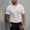 White, variant on FRSASU Men's Henley Shirt Short Sleeve Casual Button Basic Tees Slim Fit Stretch Summer T-Shirts White