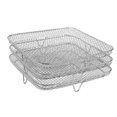 thumbnail image 1 of MesaSe 3-layers Air Fryer Rack Stackable Grid Grill Rack Stainless Steel Household Gadgets for Home Kitchen Oven Steamer Cooker Gadgets (Circular), 1 of 8