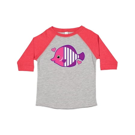 

Inktastic Cute Tropical Fish Beach Vacation Gift Toddler Toddler Girl T-Shirt