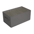 thumbnail image 3 of Cubos de almacenamiento plegables para ropa, organizador para sábanas y edredones. Gris 9 rejillas, 3 of 9