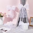 thumbnail image 6 of 2 Pcs Bowknot Curtain Tiebacks, Butterfly Curtain Ties with Pearls, Sweet Bow Curtain Holdbacks Buckles for Home Decorative, 6 of 7