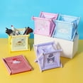 thumbnail image 2 of Sanrio Kawaii Hello Kitty Storage Box Cinnamoroll My Melody Kuromi Cartoon Cute Folding Shelf Ins Anime Desktop Storage Box Gift, 2 of 20