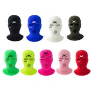 Aellinatey Army Tactical Mask 3 Hole Full Face Mask Ski Mask Winter Cap Balaclava Helmet