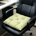 thumbnail image 4 of Cojín de lino para silla de comedor | Cojín suave y acolchado con base antideslizante | Cojín lavable para cocina, oficina, uso interior y exterior, 4 of 6