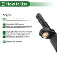 thumbnail image 7 of Unique Bargains ABS Wheel Speed Sensor Rear Left Right ABS Sensor Anti-lock Braking System Sensor No.WHT007147 for Volkswagen Jetta 2018-2021, 7 of 7
