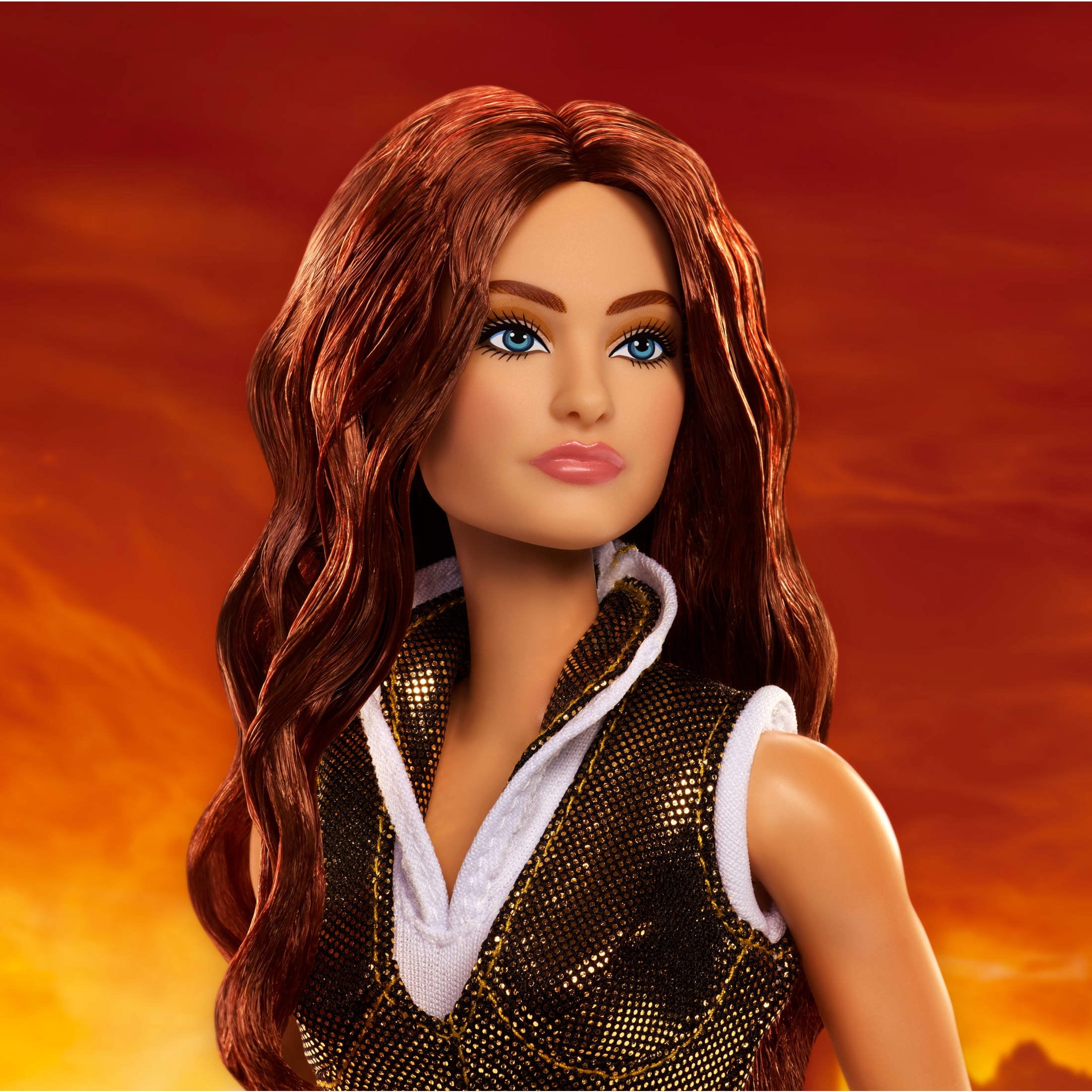 Barbie Signature Teela Collectible Doll in Masters of the Universe Movie Fashion Jumpsuit with Sword