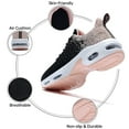 thumbnail image 4 of GOOBON Womens Running Shoes Tennis Sneakers Athletic Air Cushion Non Slip Shoes Breathable Fashion Walking Sneakers for Gym Workout, 4 of 7
