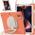 thumbnail image 4 of Funda con soporte de anillo ajustable para iPad de 9,7 pulgadas (2018) con correa para el hombro, gran soporte de anillo ajustable, protección contra golpes., 4 of 5