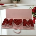 thumbnail image 4 of simhoa Mom Letter Shaped Empty Flower Box Mother's Day Fillable Souvenir Gift Box for Pink, 4 of 8