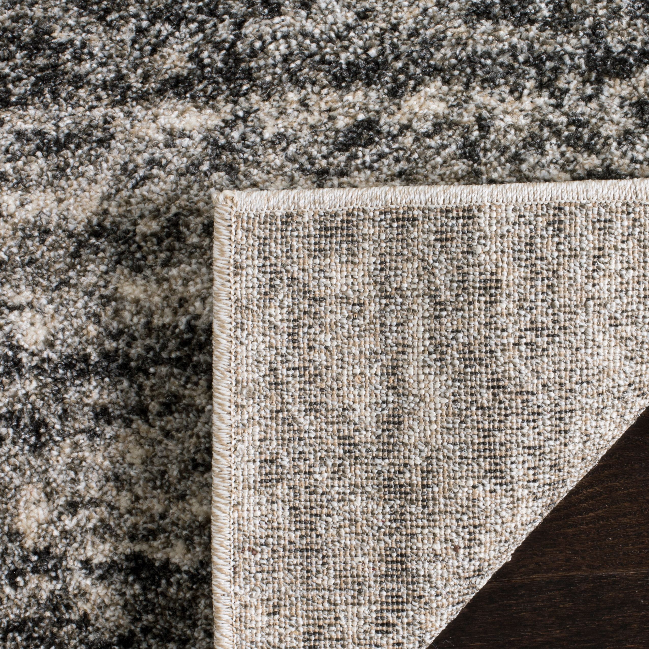 SAFAVIEH Retro Gorica Abstract Area Rug, Ivory/Grey, 6' x 6' Square