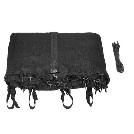 Upper Bounce 8' Round Enclosure Trampoline Net Using 6 Poles or 3 Arches