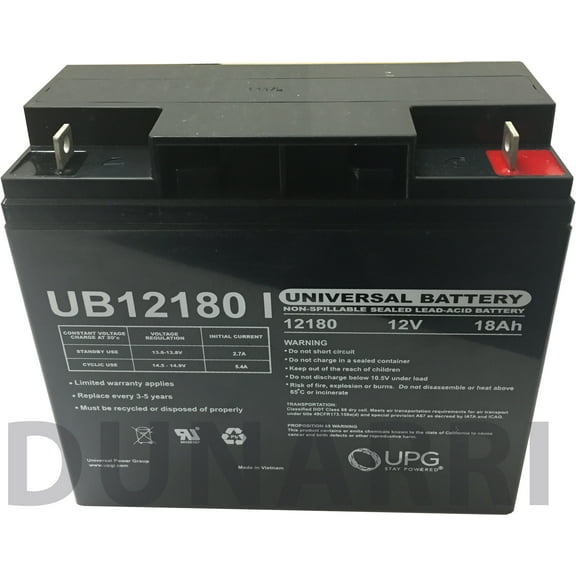 12V - 18AH Battery (UPG)