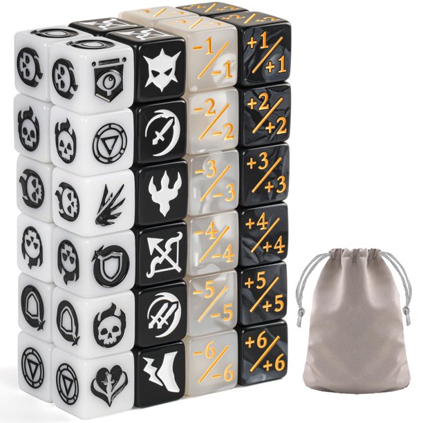 Set de dados Ravonixis, habilidades, palabras clave, contador MTG x48