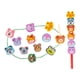 thumbnail image 3 of Cuentas de madera para cordones para niños pequeños que combinan formas y combinan la coordinación ojo-mano en edad preescolar. Animales, 3 of 9