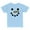 Light Blue, variant on TeesAndTankYou Snowman Face Toddler Kids T-Shirt 2T Heather Grey