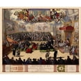 thumbnail image 3 of De Hooghe 14x12 Black Modern Framed Museum Art Print Titled - William III House of Commons London England, 3 of 5