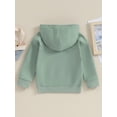 thumbnail image 4 of Bagilaanoe Little Boy Casual Hoodies Sweatshirt Toddler Long Sleeve Letter Print Pullover 3T 4T 5T 6T 7T 8T Kids Fall Loose Tee Tops, 4 of 9