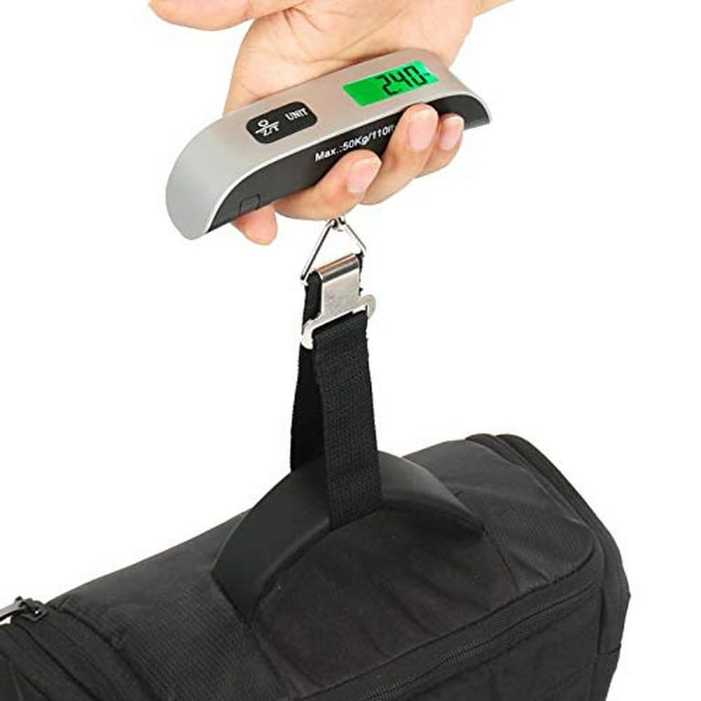 Handheld Portable Digital Luggage Scale With Grip - Travel