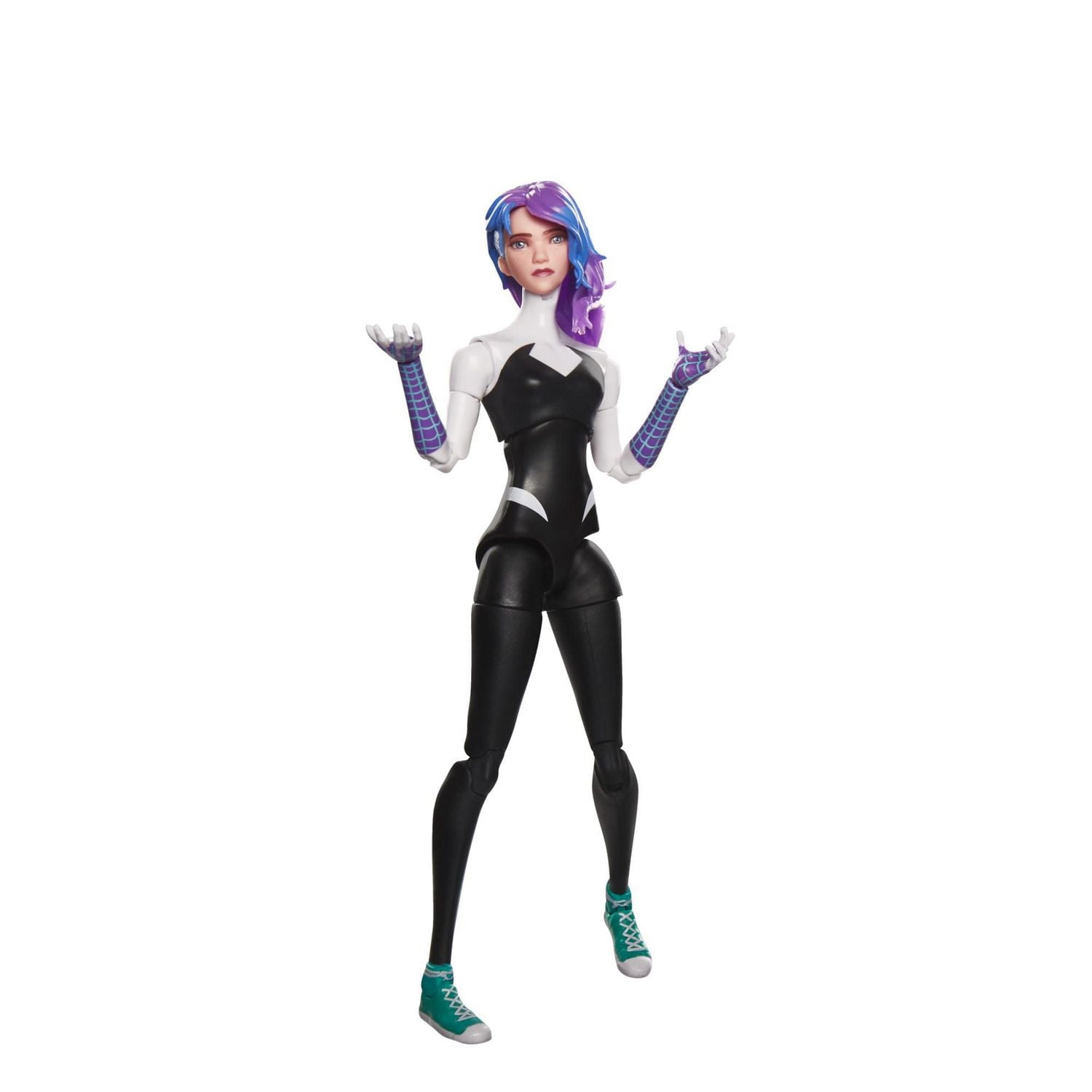 Marvel Legends Series Spider-Gwen, Spider-Man: Across the Spider-Verse Collectible Action Figure (6”)