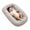 Apricot, variant on Baby Lounger for Newborn, Soft Care Cushion, Portable Support Pillow, Lightweight Nursery Cushion for Feeding, Bonding and Daily Care