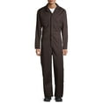thumbnail image 1 of Red Kap Men's Twill Action Back Coverall, Brown, 46, 1 of 1