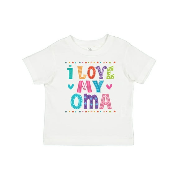 Inktastic I Love My Oma Granddaughter Girls Baby T-Shirt