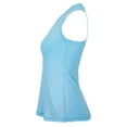 thumbnail image 4 of Sofibella Women`s UV Racerback Tennis Tank (  X-Large Valley Blue  ), 4 of 6