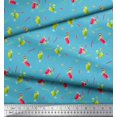 thumbnail image 3 of Soimoi Modal Satin Fabric Straw & Juice Beverages Fabric Prints by Yard 42 Inch Wide, 3 of 3