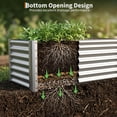 thumbnail image 5 of 2 Pack 4x2FT Galvanized Steel Raised Garden Beds  – Outdoor  Durable Metal Planter Boxes for Vegetables, Flowers & Healthy Plants,Easy Assembly, 5 of 8