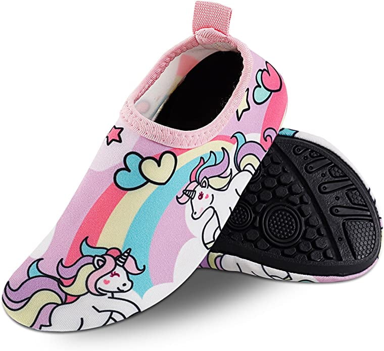 Bigib Baby Water Shoes Unicorn NonSlip Swim Shoes Infant Toddler