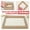 20*20CM, variant on Square Knitting Loom Beech Wood Knitting Board DIY Handcraft Weaving Loom with Non Detachable Hooks Multifunctional Knitting Loom Tools for Making Cushions Scarves Hats Shawls
