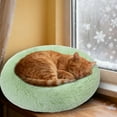 thumbnail image 3 of Lit Réversible pour Animaux de Compagnie Coussin de Soutien Chaud et Confortable pour Chats et Chiens d'Intérieur Design à Poils Longs, 3 of 3