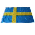 thumbnail image 2 of Sweden Flag - 150x90 cm - 100% Polyester Swedish Flag With Integrated Metal Grommets, 2 of 5
