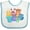 White and Blue, variant on Inktastic Halloween Monsters Boys or Girls Baby Bib