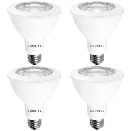 Luxrite Par30 Led Dimmable Bulb 75w Equivalent 3000k Soft White Luxrite Par30 Led Dimmable Bulb 75w Equivalent 3000k Soft White 12w Flood